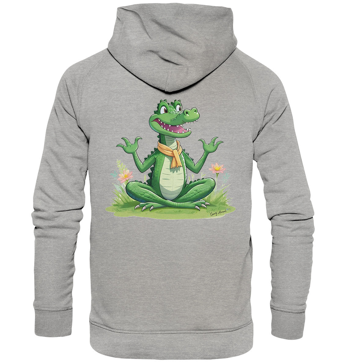 Yoga Crocodile - Basic Unisex Hoodie