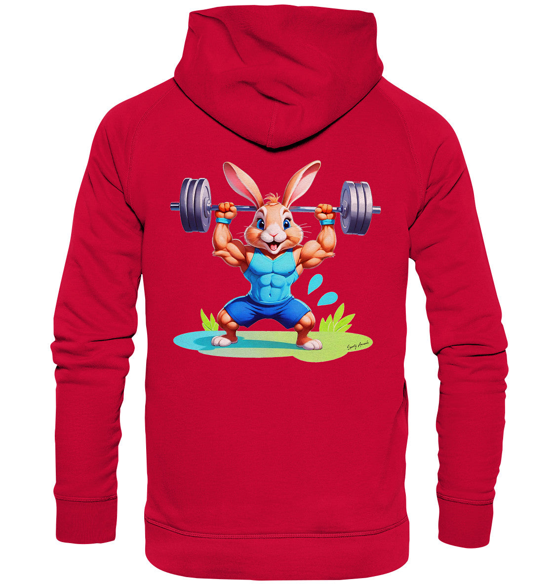 Fitness Bunny - Basic Unisex Hoodie