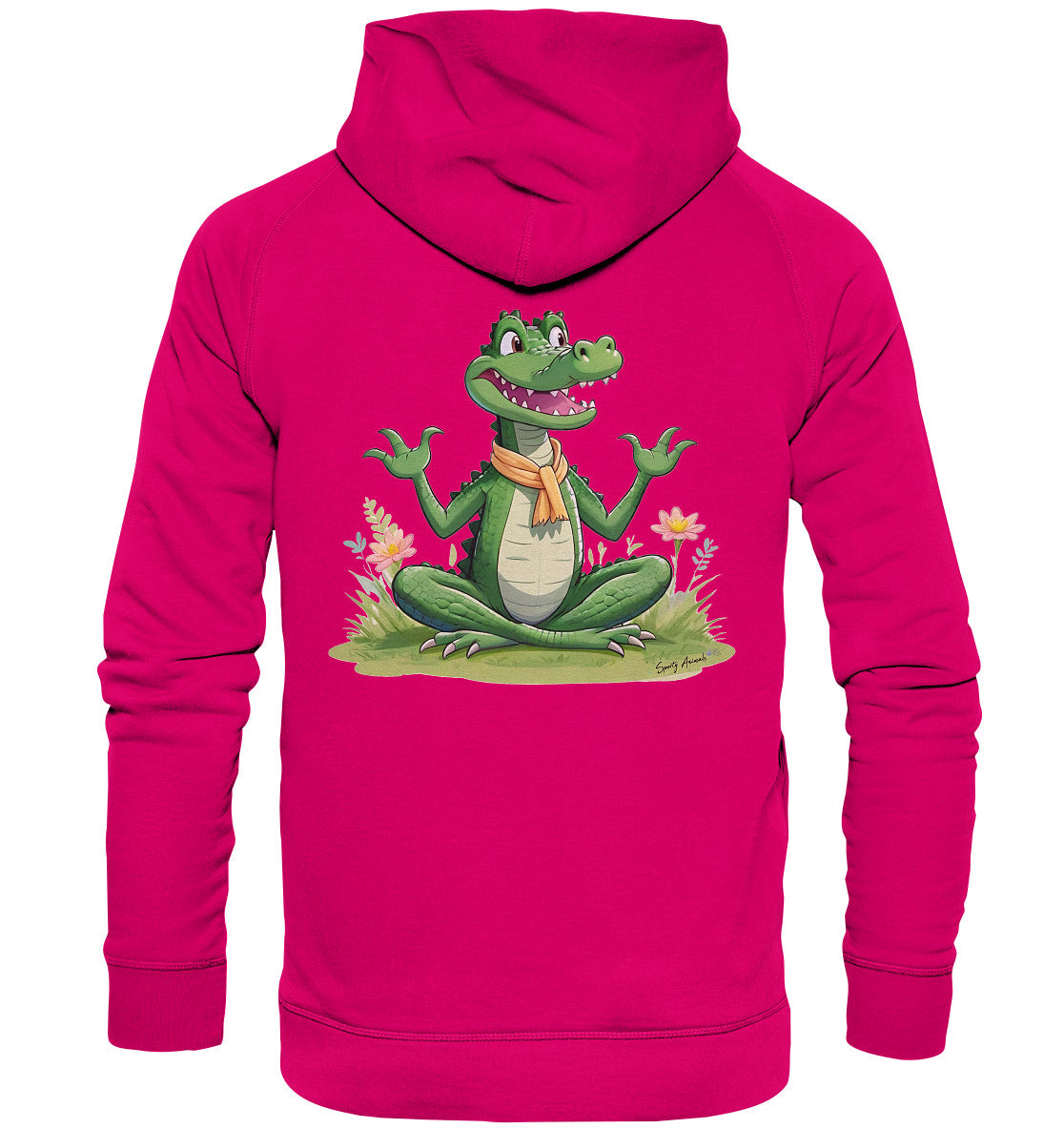 Yoga Crocodile - Basic Unisex Hoodie