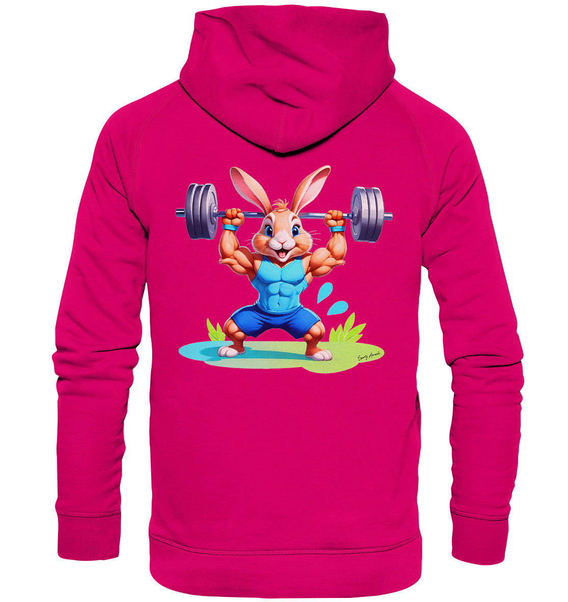 Fitness Bunny - Basic Unisex Hoodie