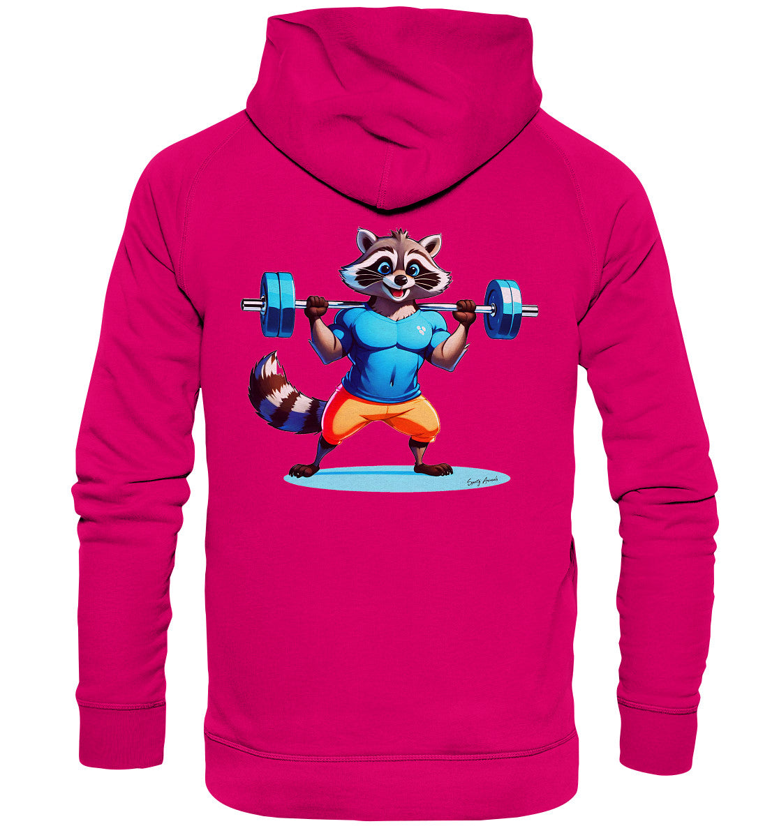 Fitness Raccoon - Basic Unisex Hoodie