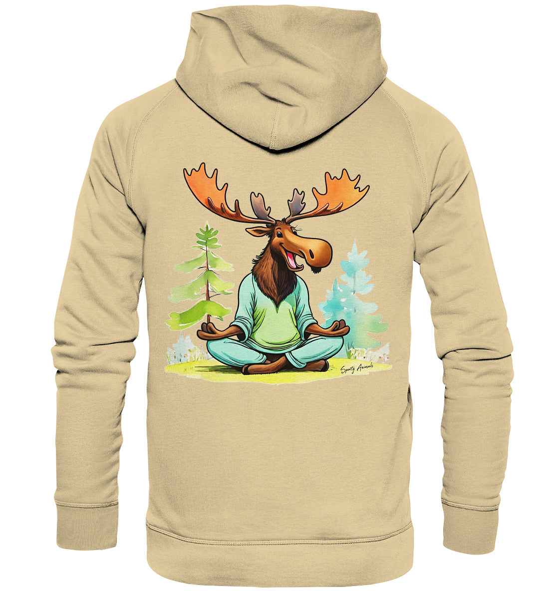 Yoga Elk - Basic Unisex Hoodie