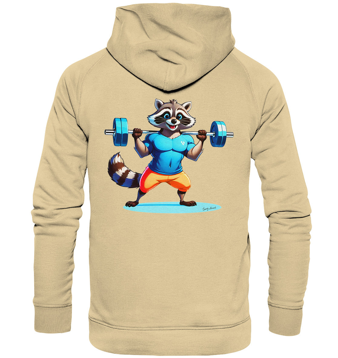 Fitness Raccoon - Basic Unisex Hoodie