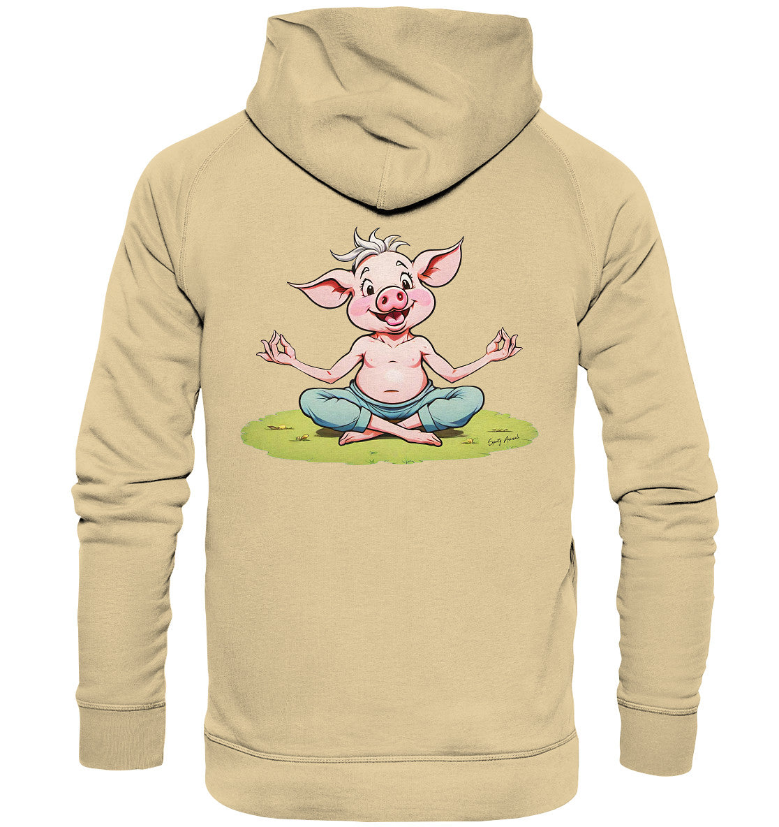 Yoga Pork - Basic Unisex Hoodie