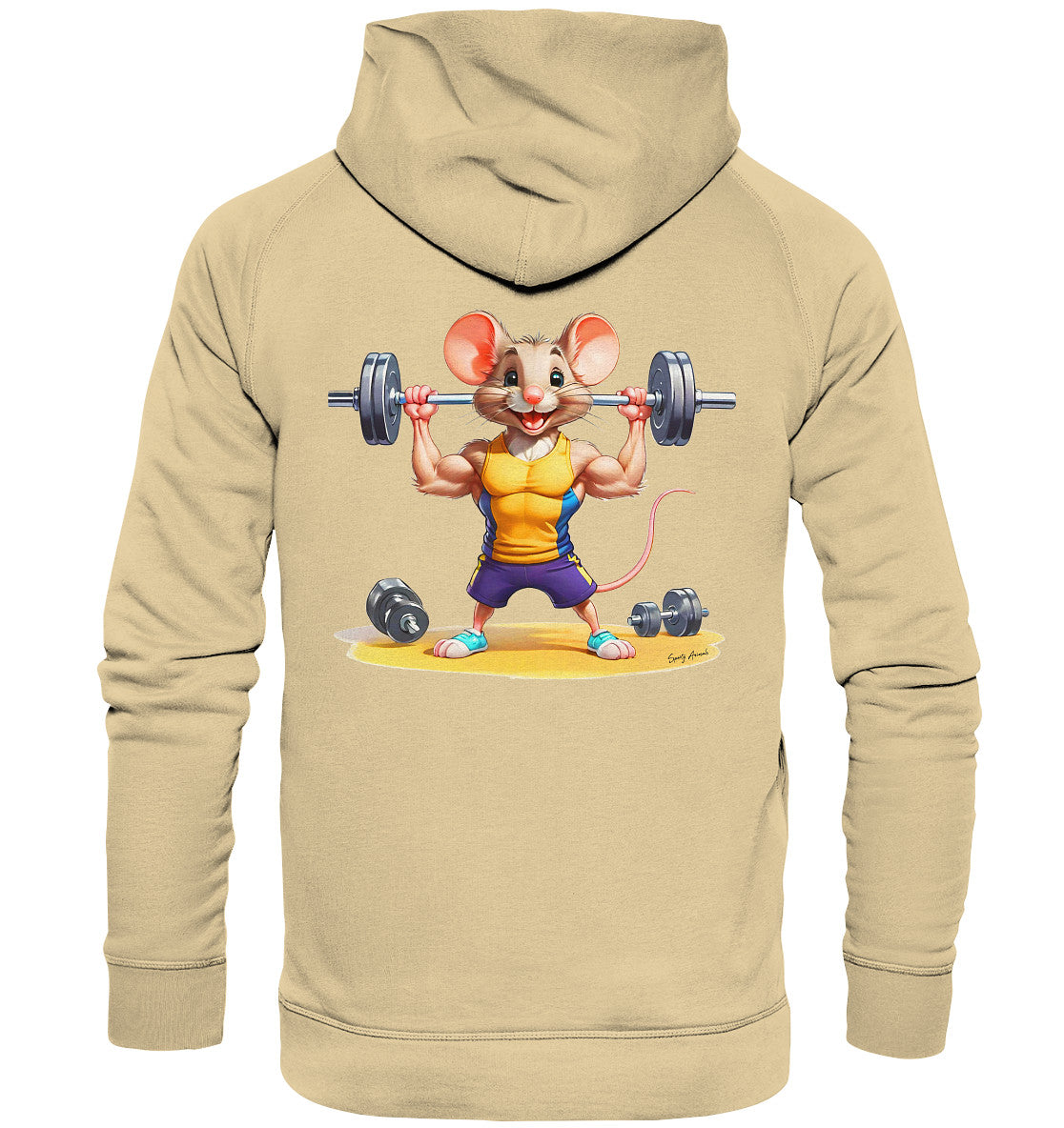 Fitness Mouse - Basic Unisex Hoodie