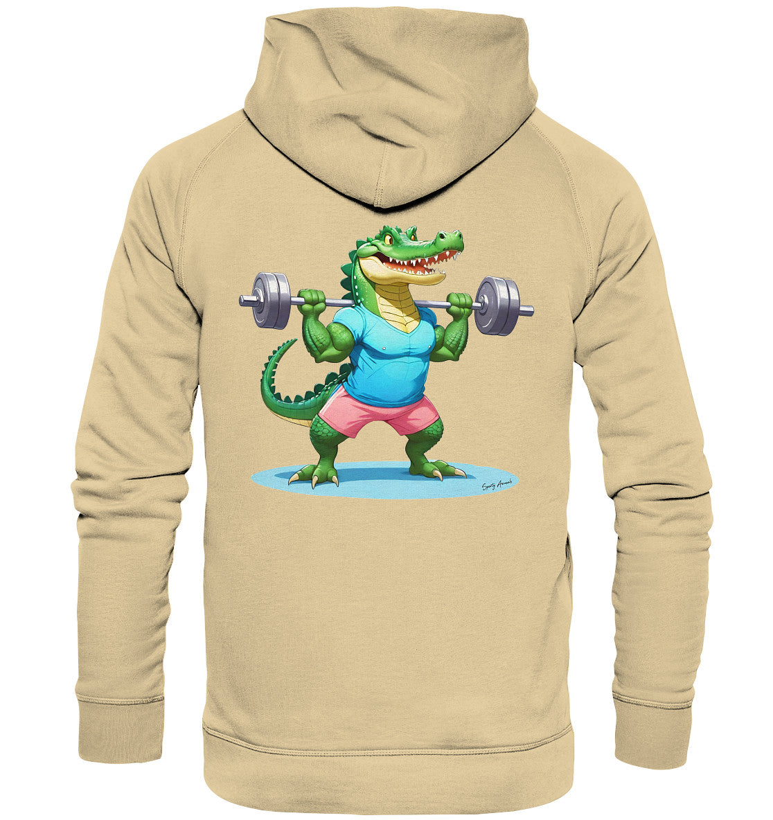 Fitness Crocodile - Basic Unisex Hoodie