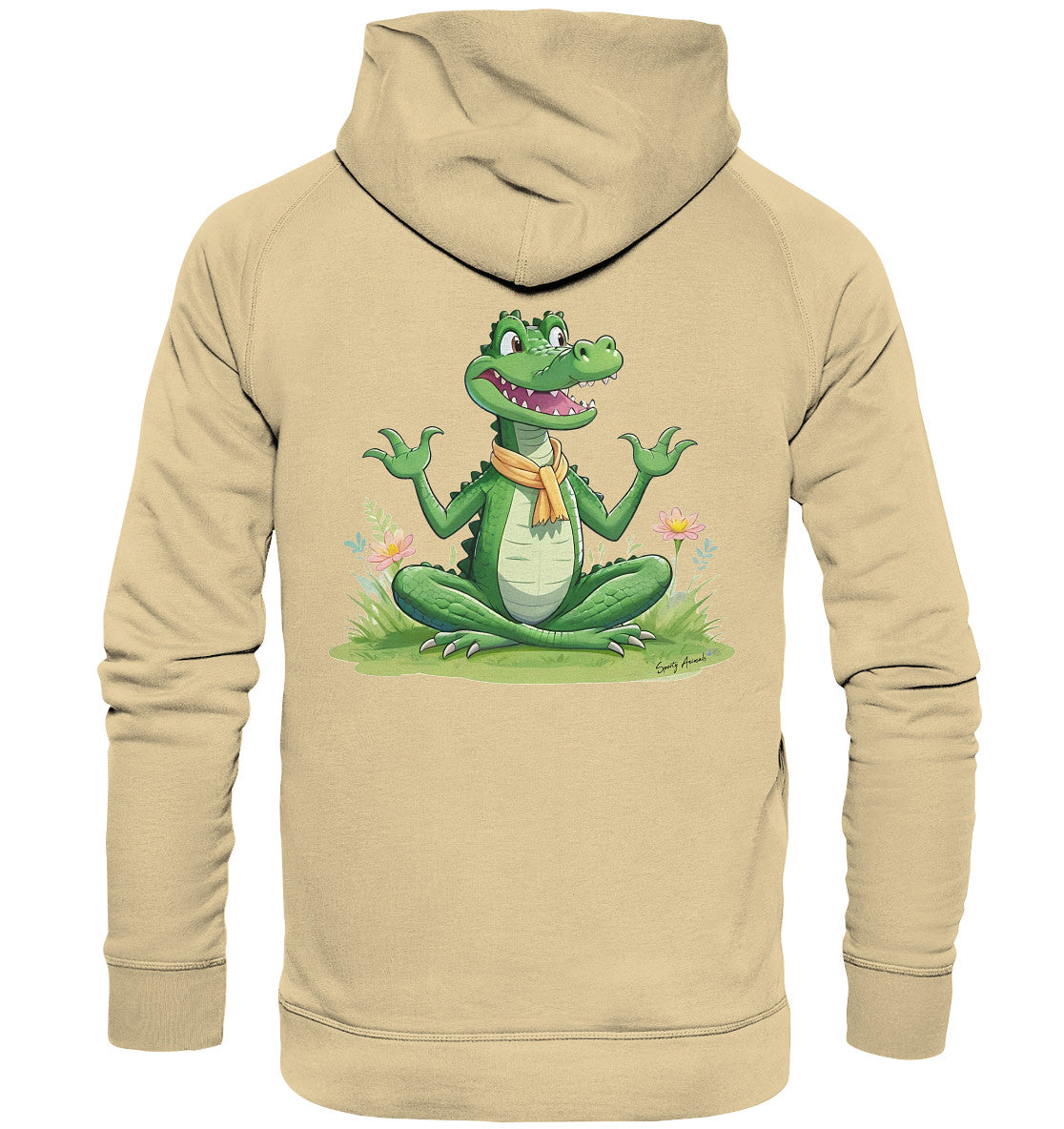 Yoga Crocodile - Basic Unisex Hoodie