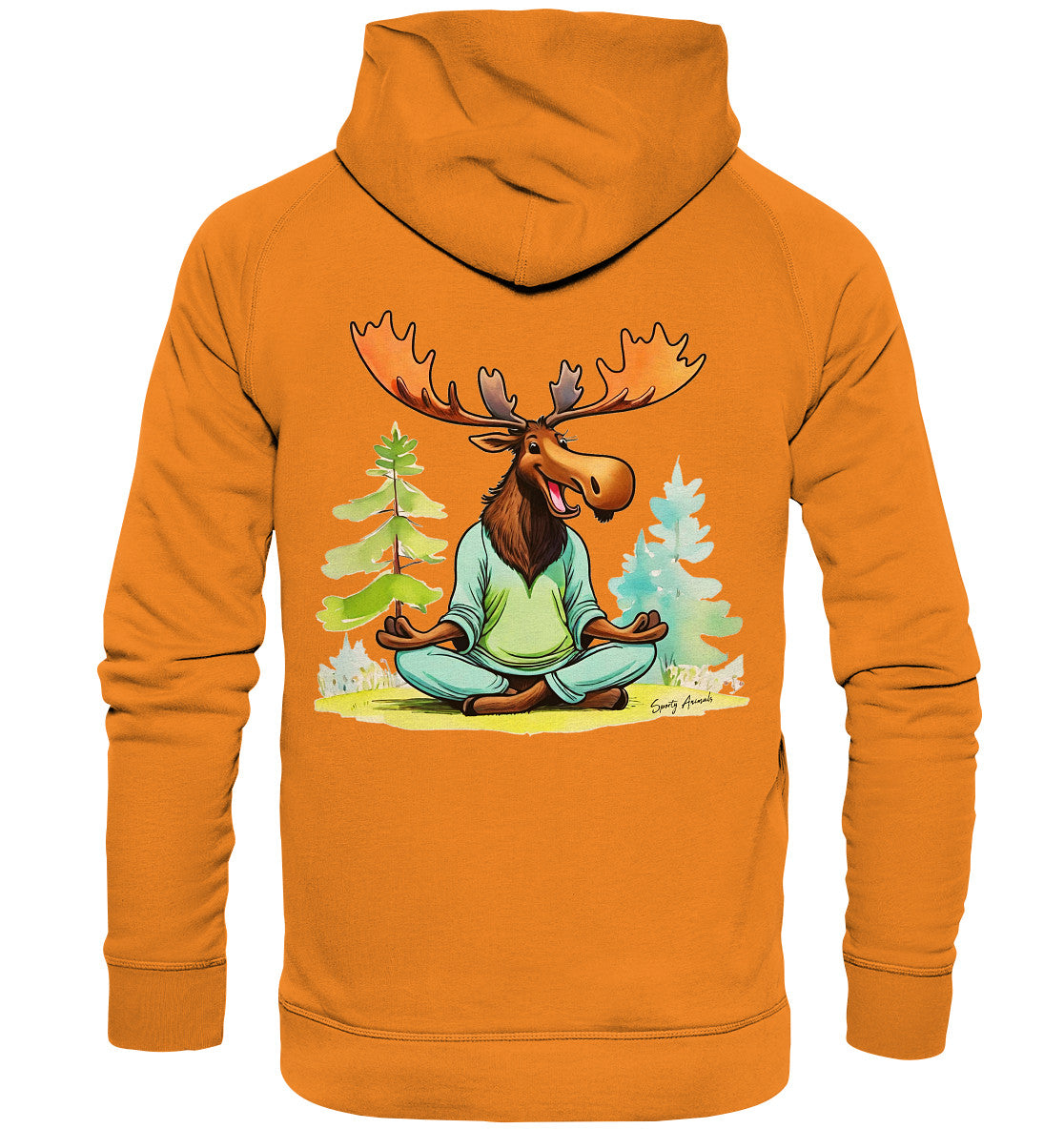 Yoga Elk - Basic Unisex Hoodie