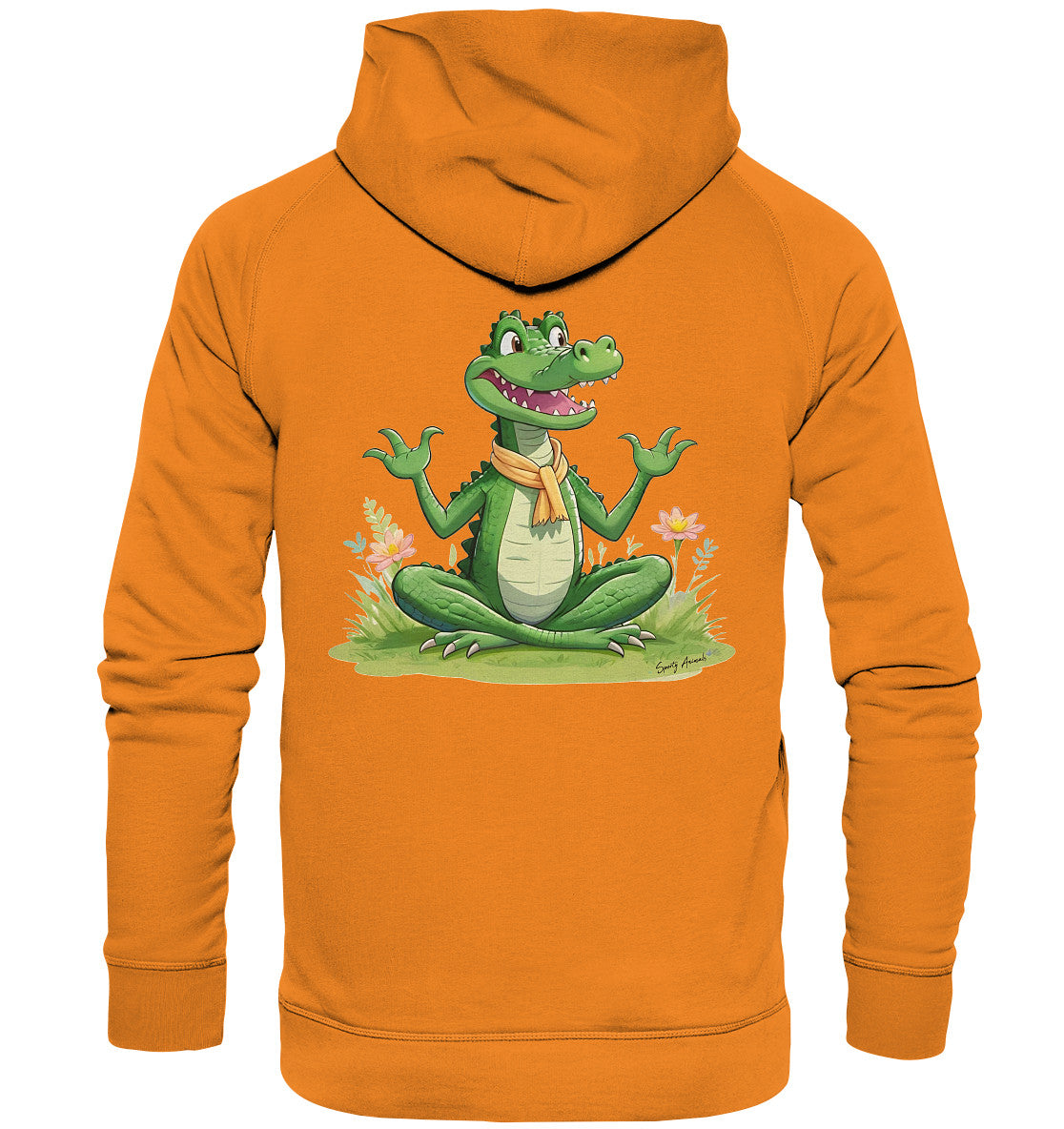 Yoga Crocodile - Basic Unisex Hoodie