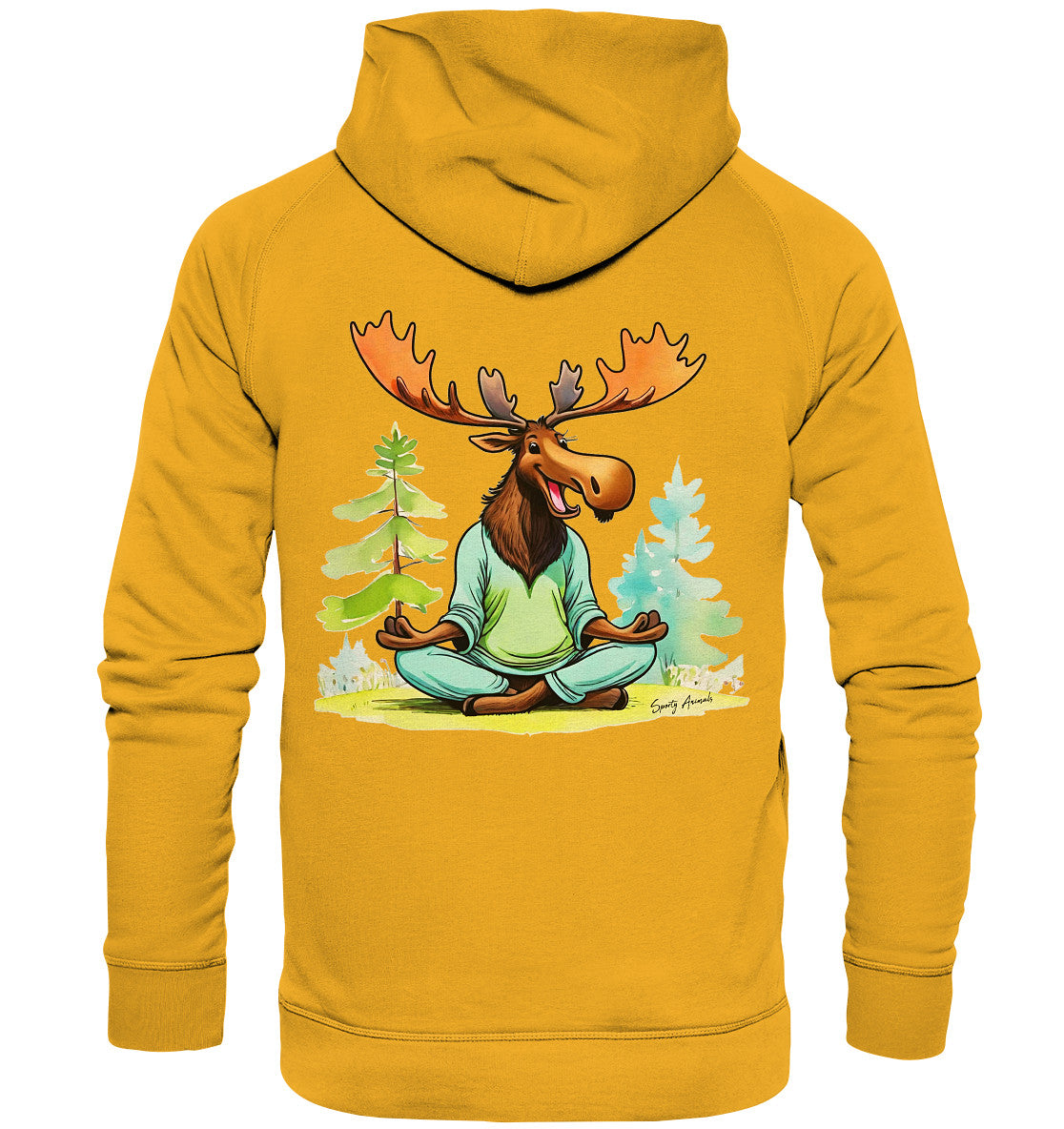 Yoga Elk - Basic Unisex Hoodie