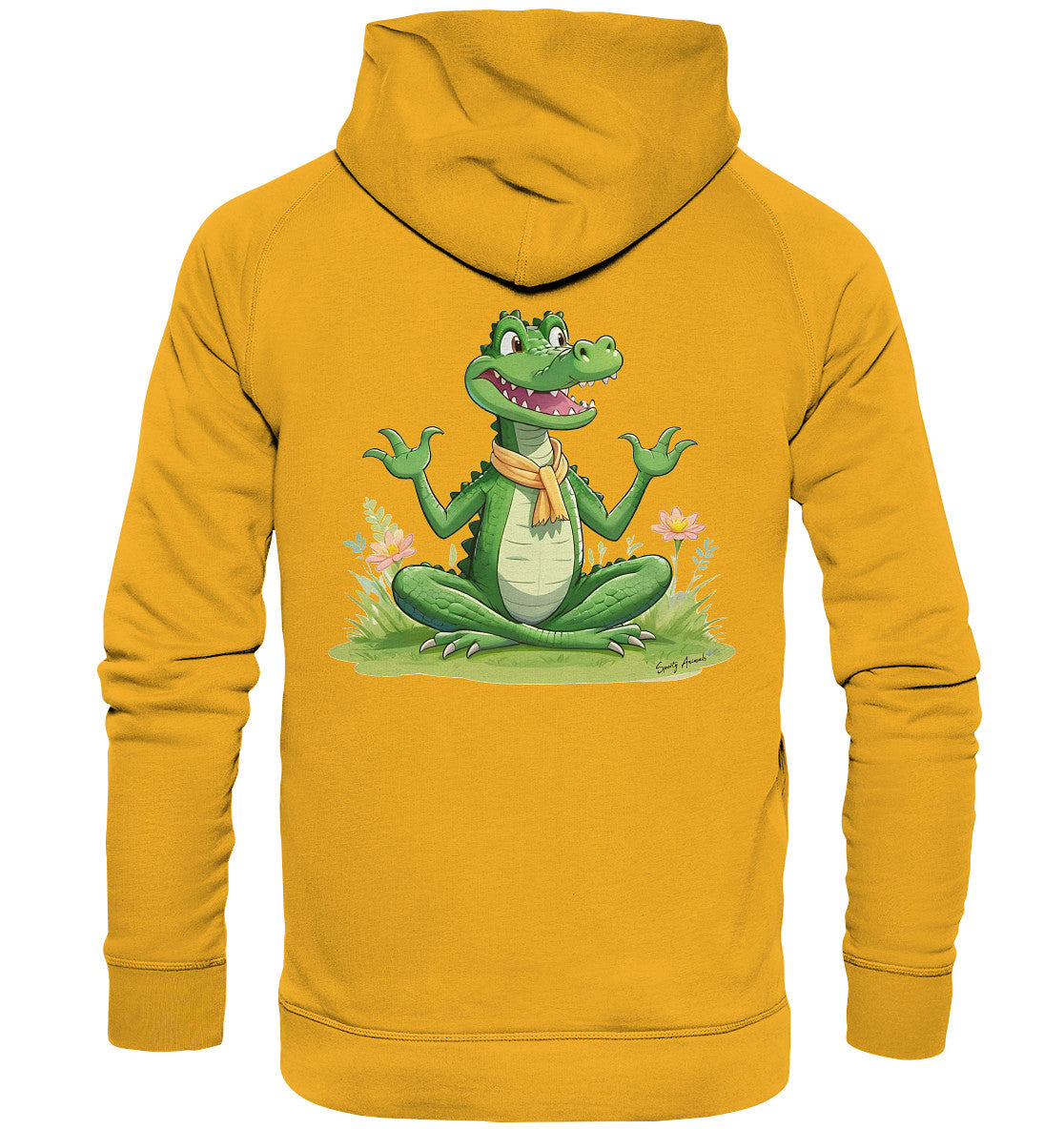 Yoga Crocodile - Basic Unisex Hoodie