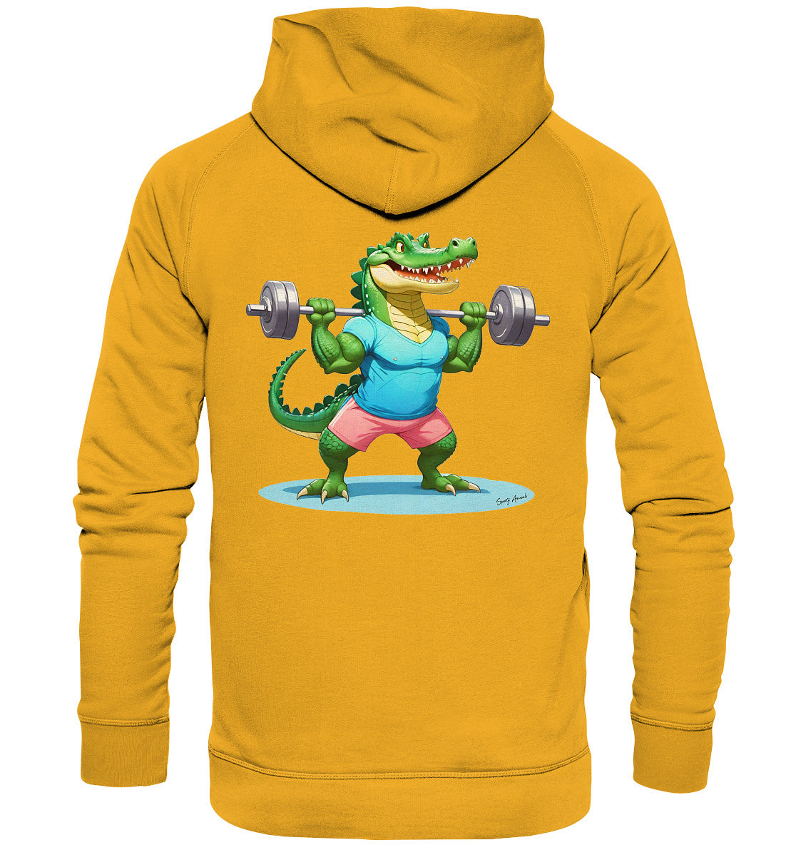 Fitness Crocodile - Basic Unisex Hoodie