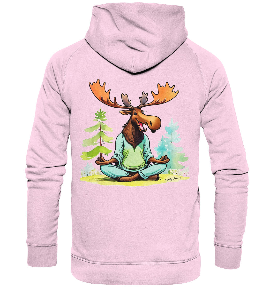 Yoga Elk - Basic Unisex Hoodie