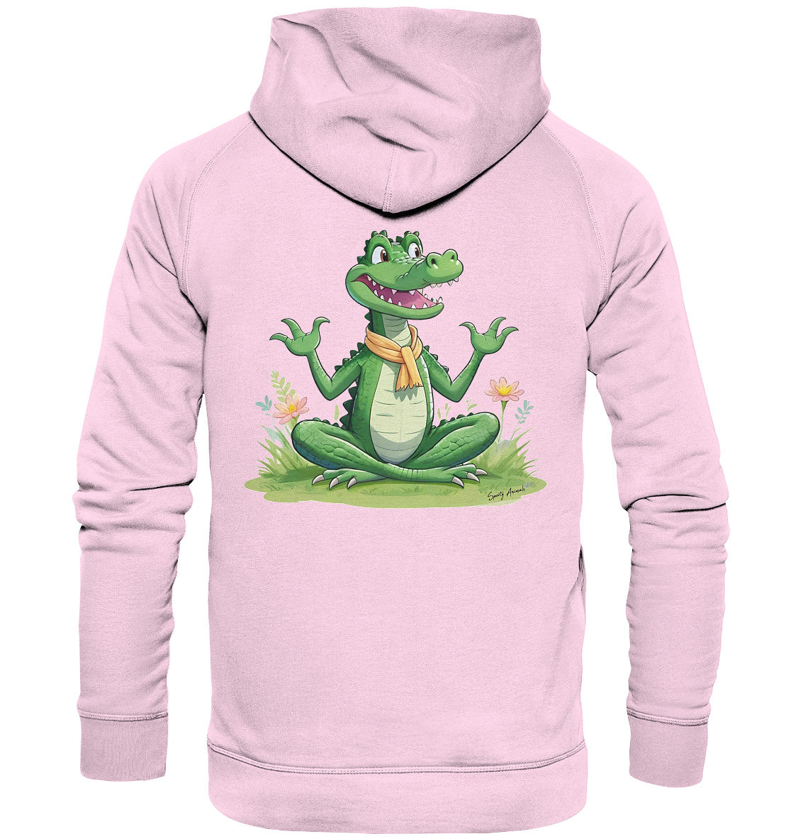 Yoga Crocodile - Basic Unisex Hoodie