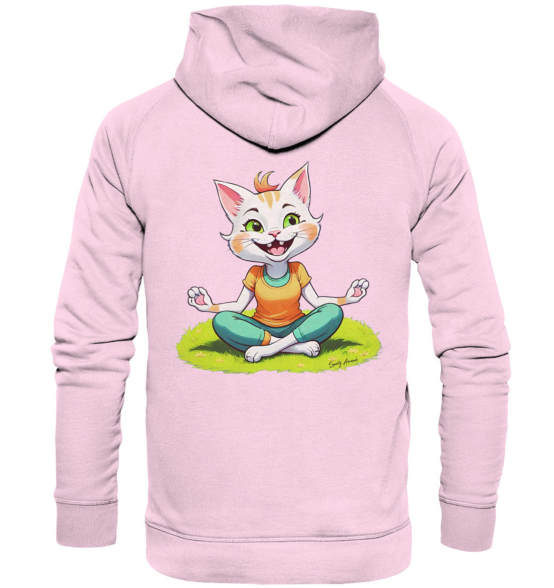 Yoga Cat - Basic Unisex Hoodie