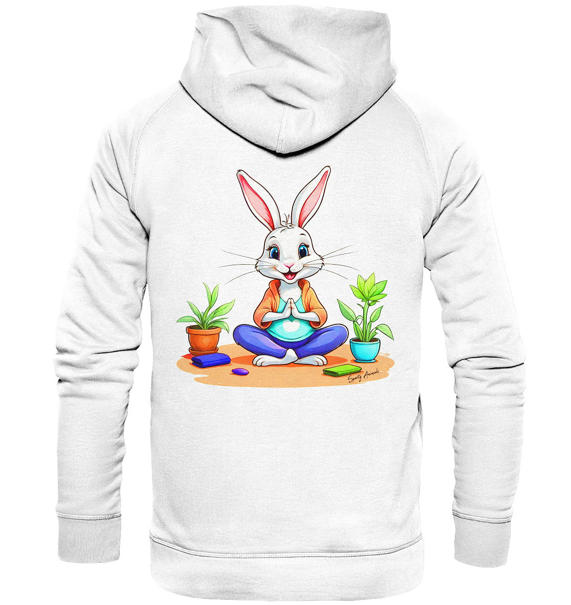 Lustiger Yoga Hase - Basic Unisex Hoodie