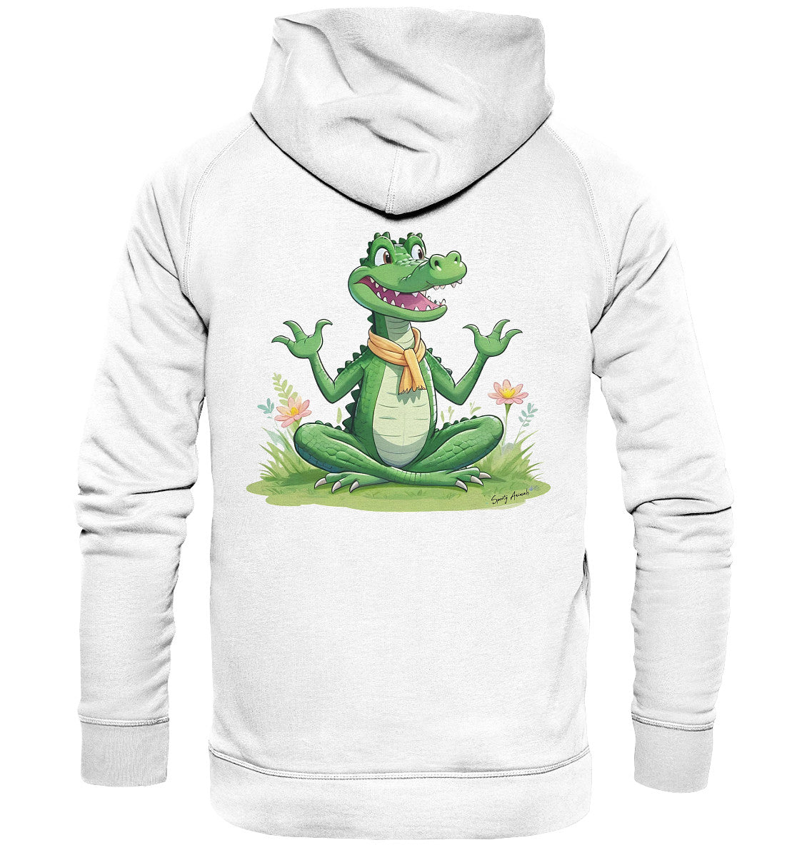 Yoga Crocodile - Basic Unisex Hoodie