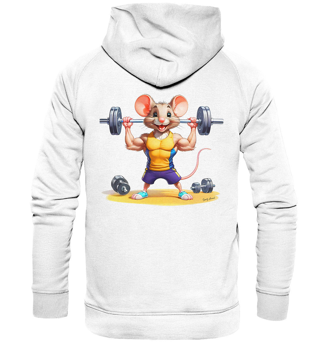 Fitness Mouse - Basic Unisex Hoodie