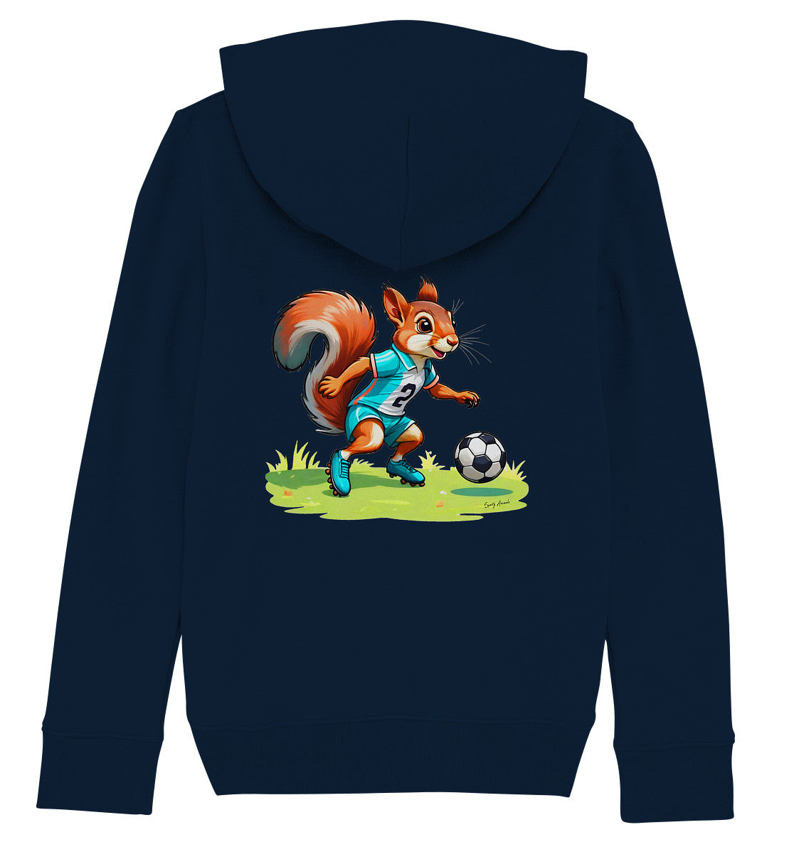 Soccer Sqirrel - Kids Organic Hoodie