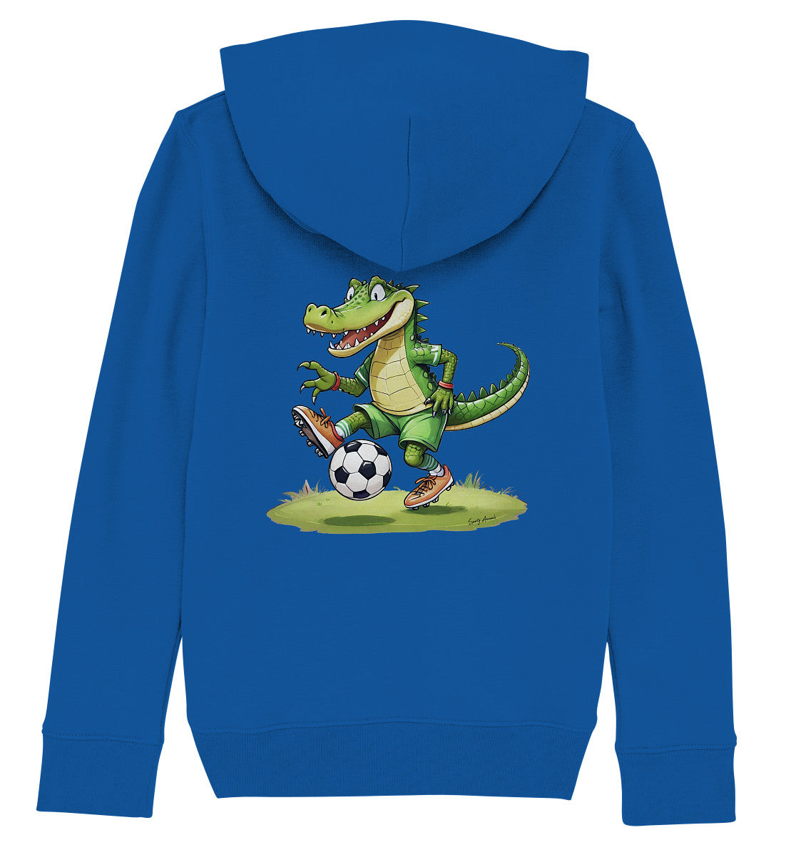 Soccer Crocodile - Kids Organic Hoodie