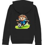 Soccer Hedgehog - Kids Organic Hoodie