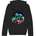 Skateboarding Turtle Dark Style - Kids Organic Hoodie