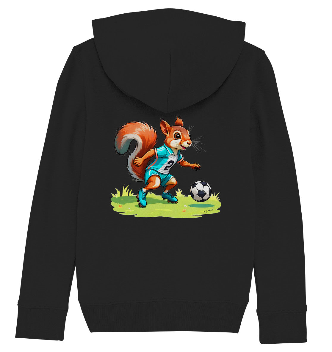 Soccer Sqirrel - Kids Organic Hoodie