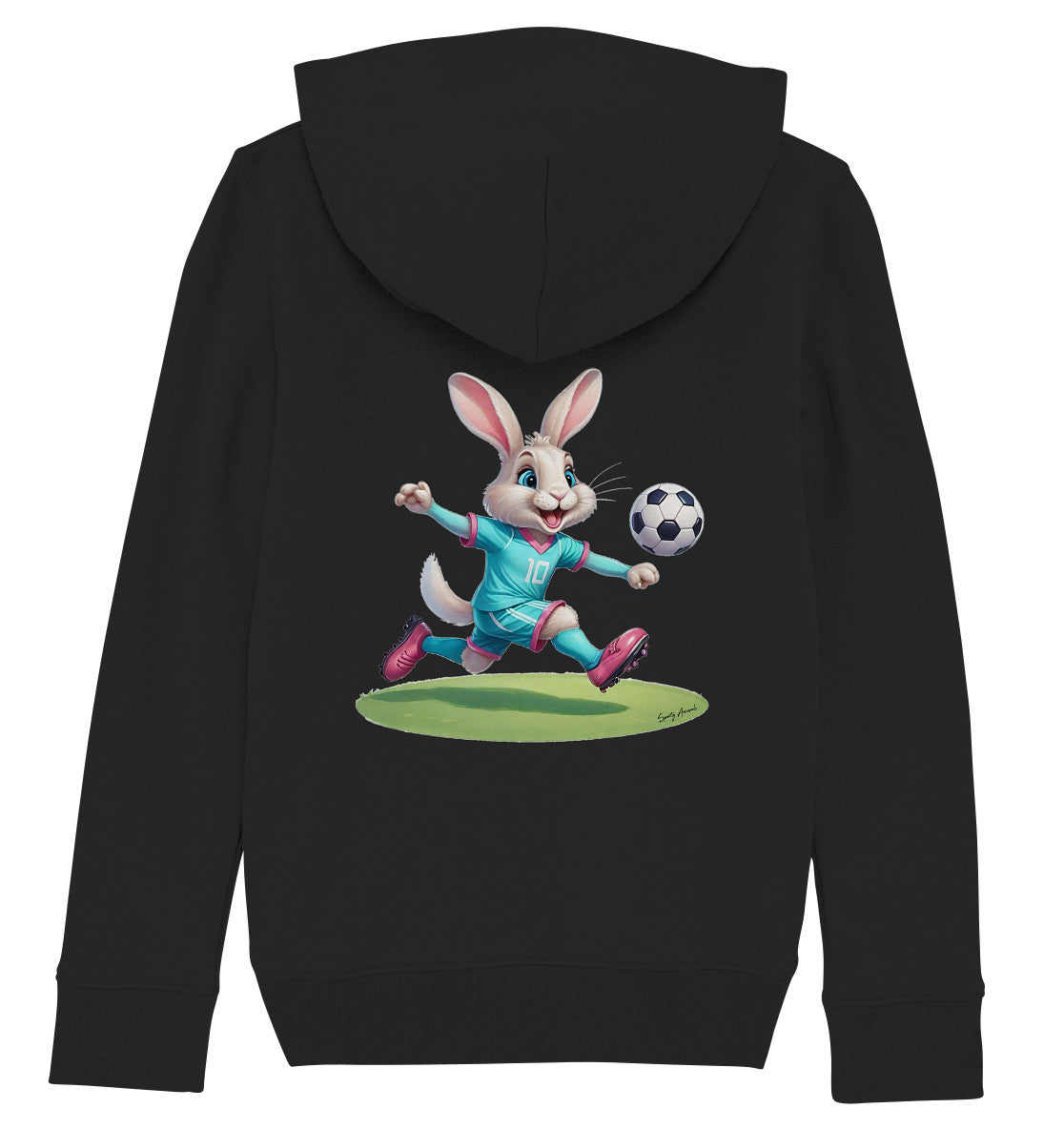 Soccer Bunny - Kids Organic Hoodie