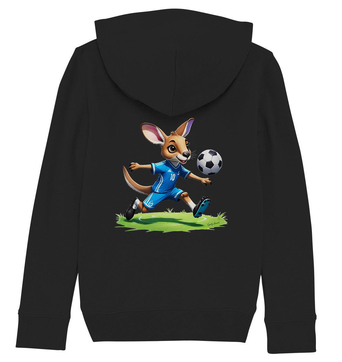 Soccer Kangaroo - Kids Organic Hoodie