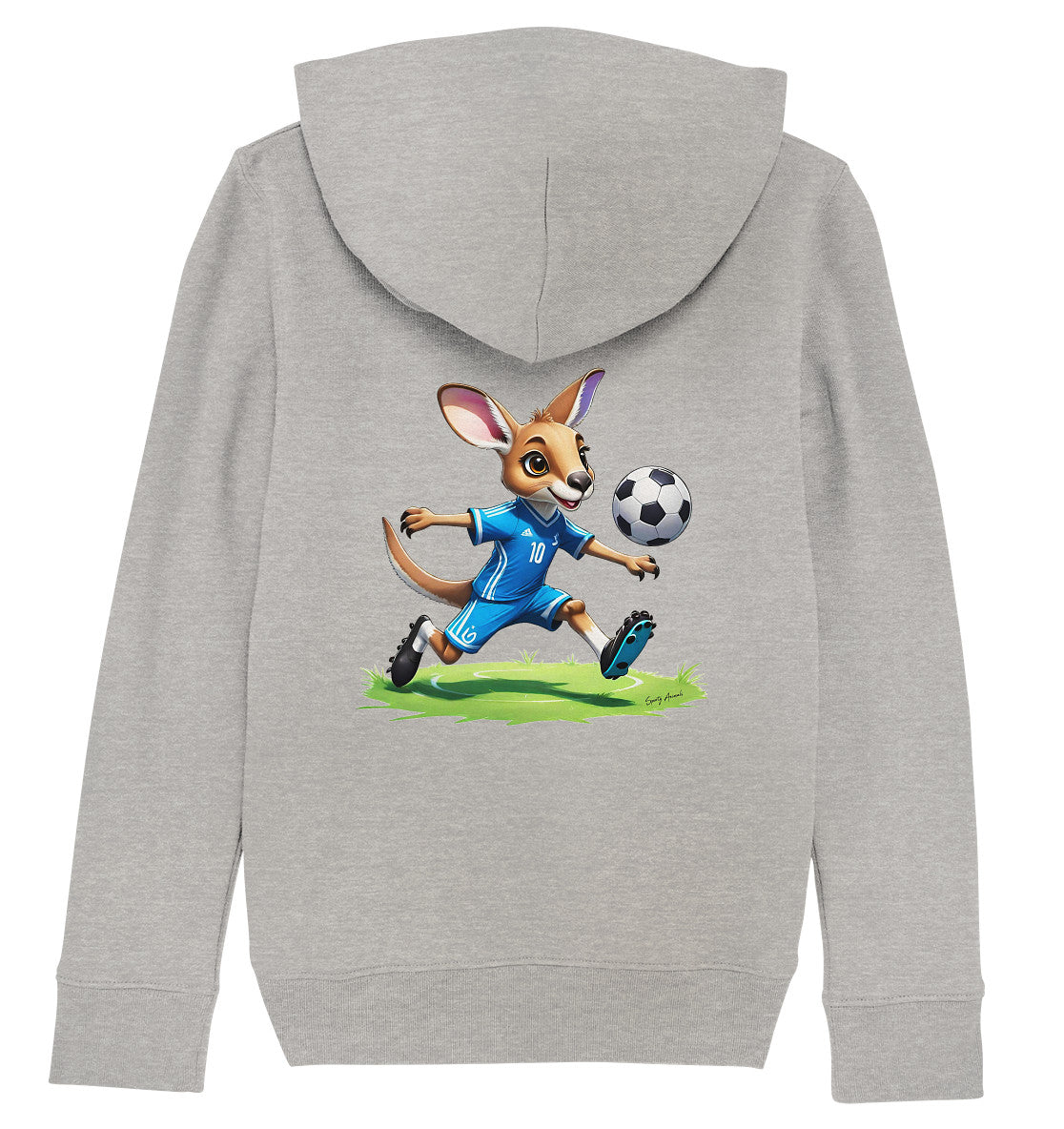 Soccer Kangaroo - Kids Organic Hoodie