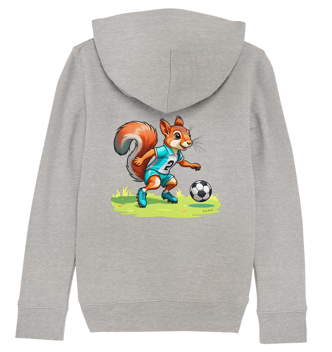 Soccer Sqirrel - Kids Organic Hoodie