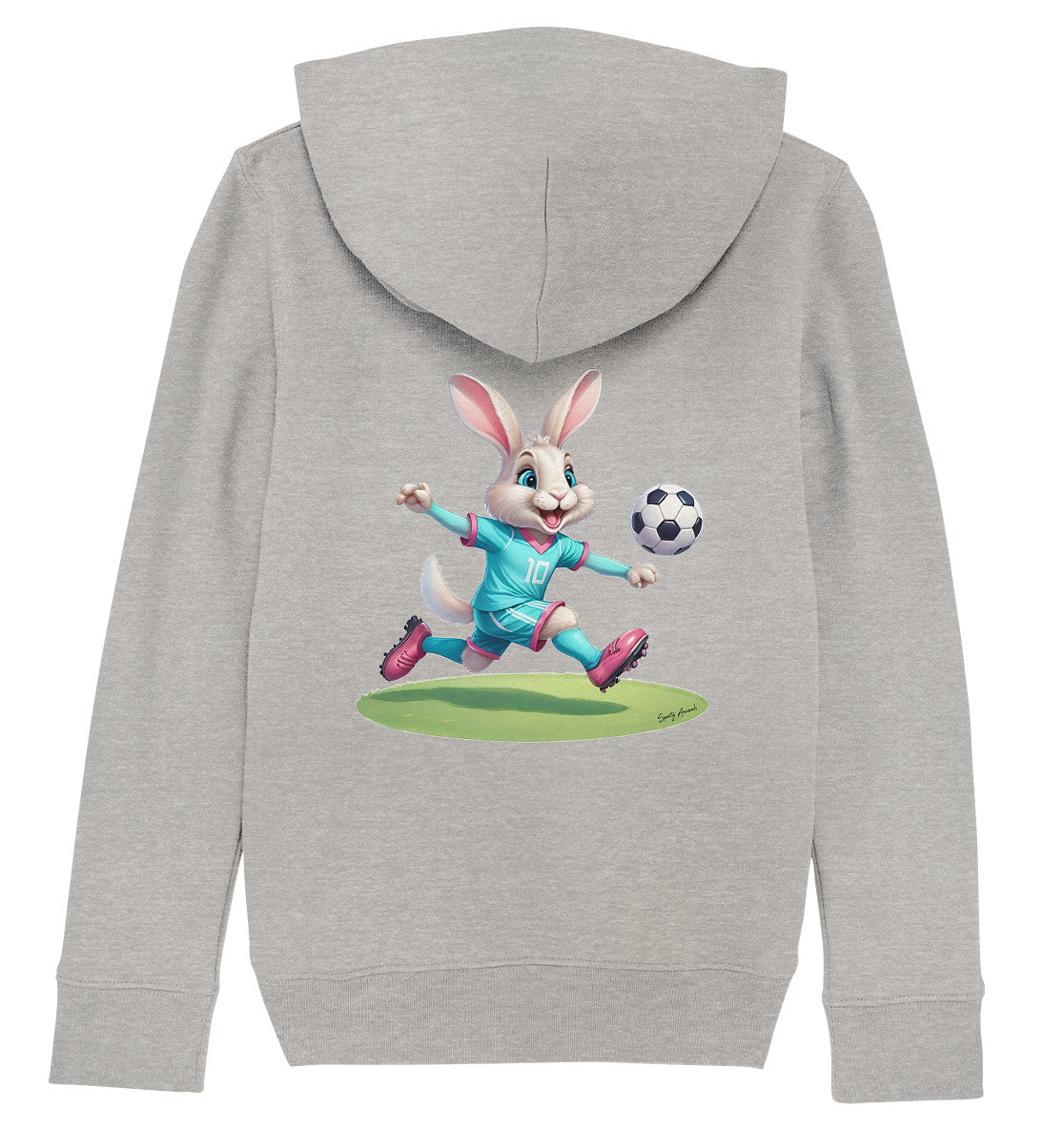 Soccer Bunny - Kids Organic Hoodie