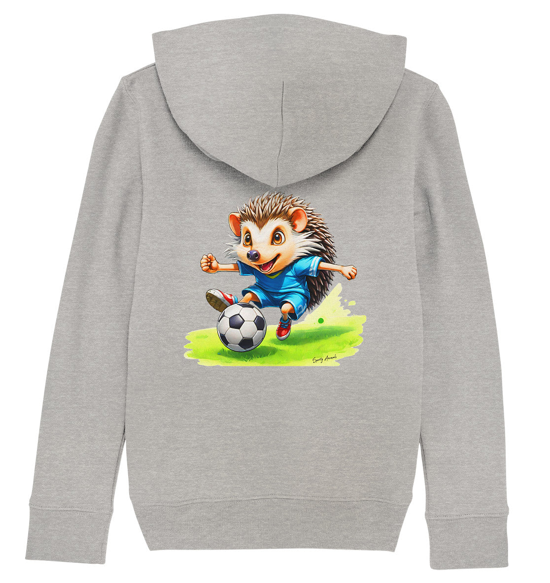 Soccer Hedgehog - Kids Organic Hoodie