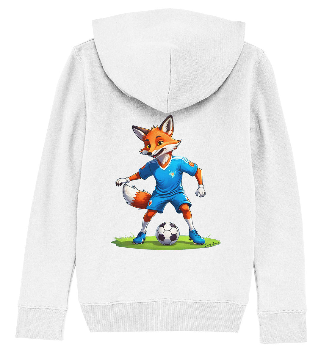 Soccer Fox - Kids Organic Hoodie