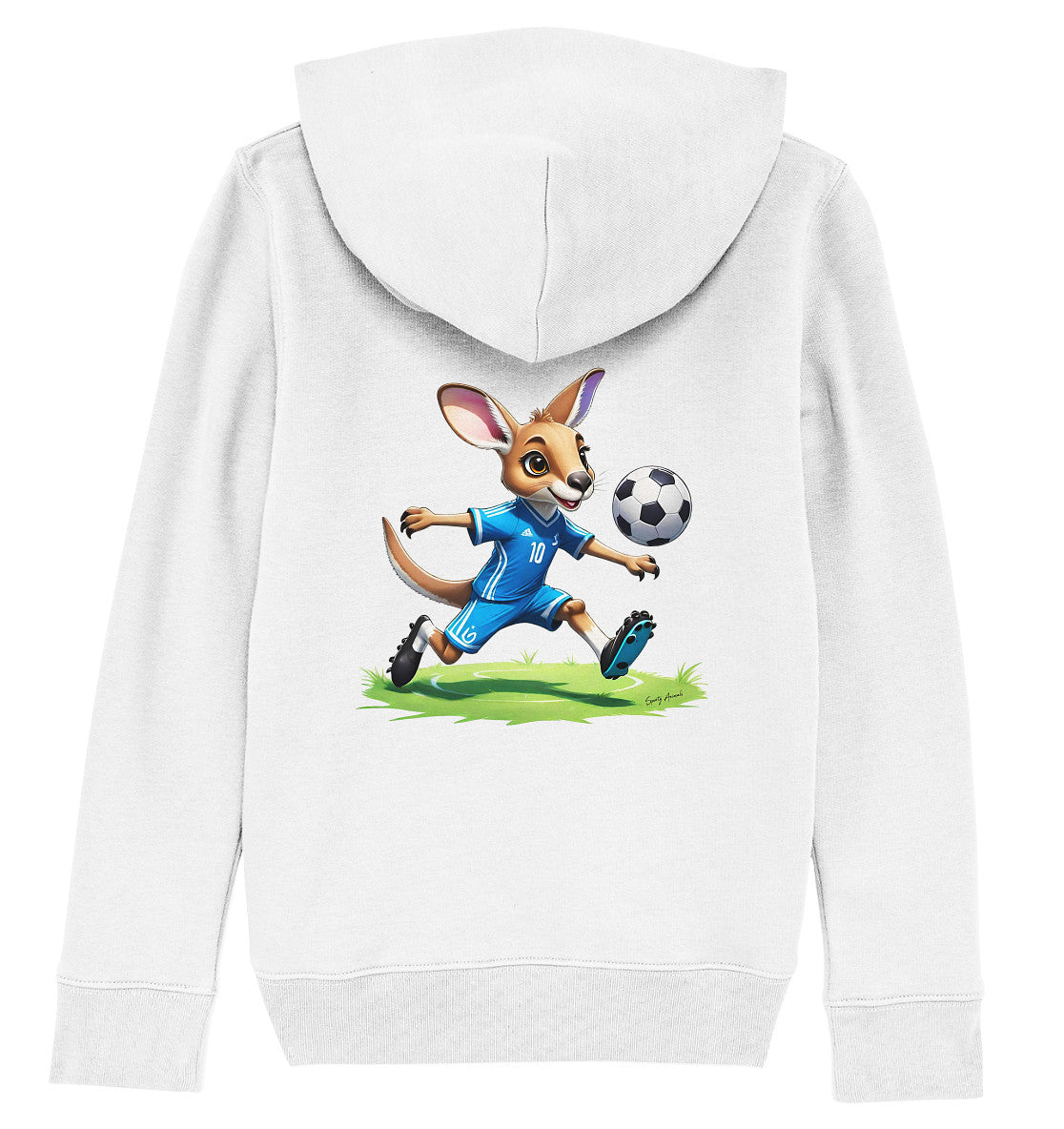 Soccer Kangaroo - Kids Organic Hoodie