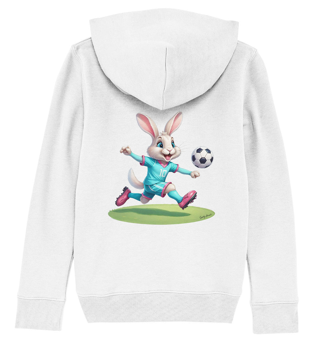 Soccer Bunny - Kids Organic Hoodie