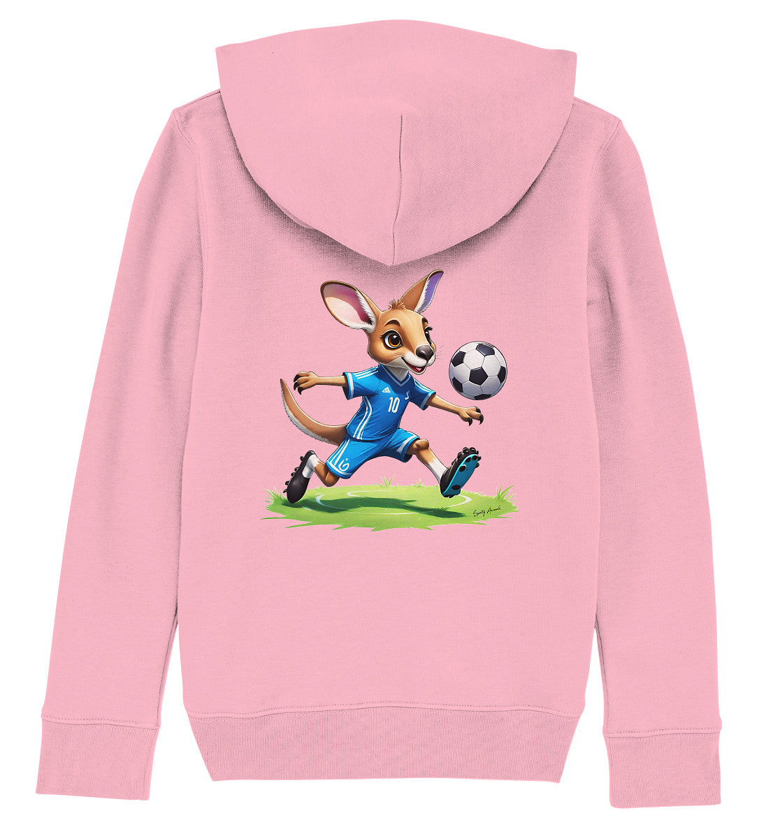 Soccer Kangaroo - Kids Organic Hoodie