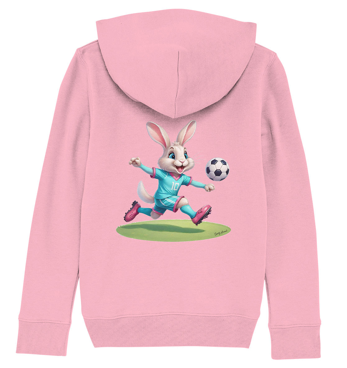 Soccer Bunny - Kids Organic Hoodie