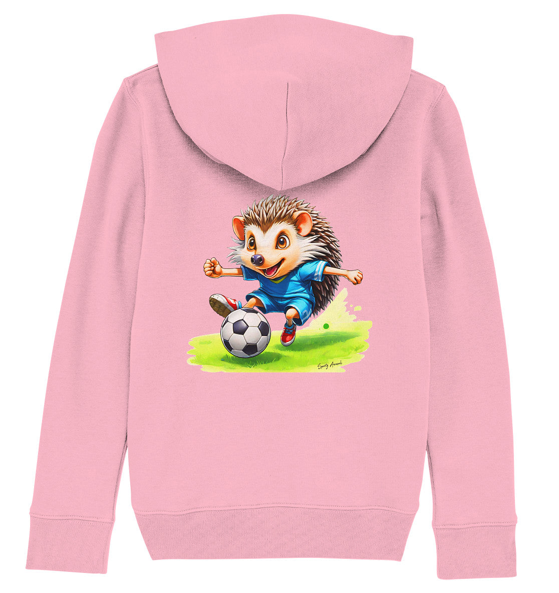 Soccer Hedgehog - Kids Organic Hoodie