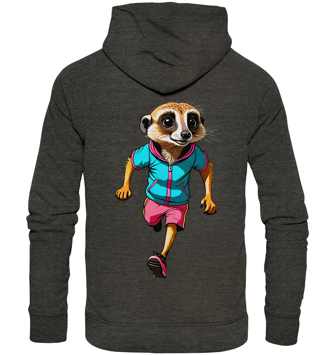 Jogging Meerkat  - Organic Basic Unisex Hoodie