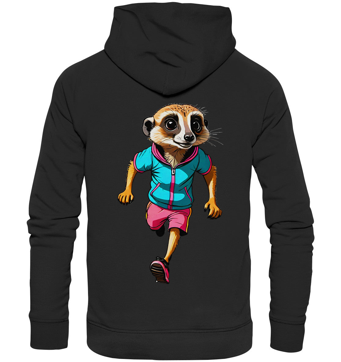 Jogging Meerkat  - Organic Basic Unisex Hoodie