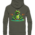 Yoga Frog - Organic Basic Unisex Hoodie