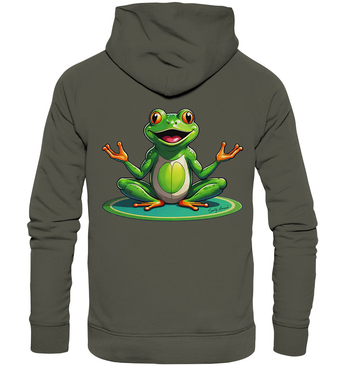 Yoga Frog - Organic Basic Unisex Hoodie