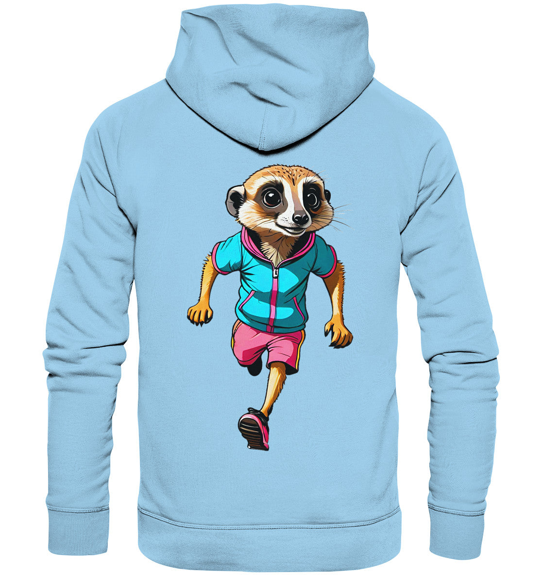 Jogging Meerkat  - Organic Basic Unisex Hoodie