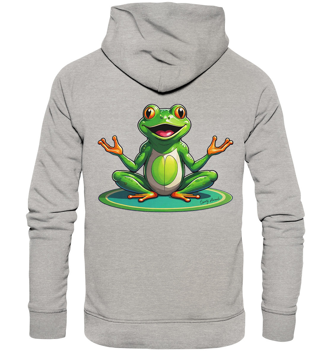 Yoga Frog - Organic Basic Unisex Hoodie