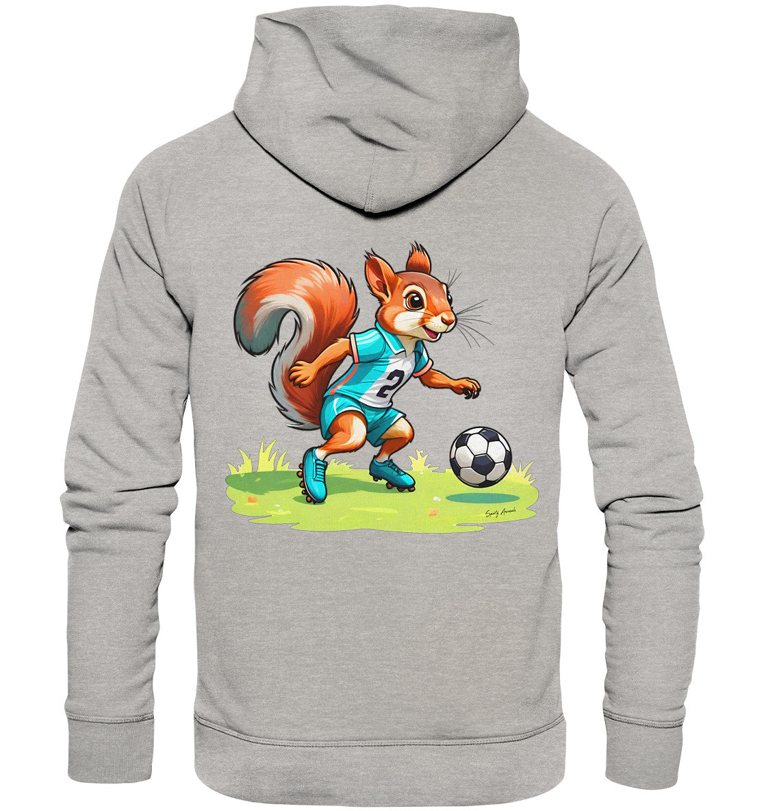 Soccer Squirrel - Organic Basic Unisex Hoodie