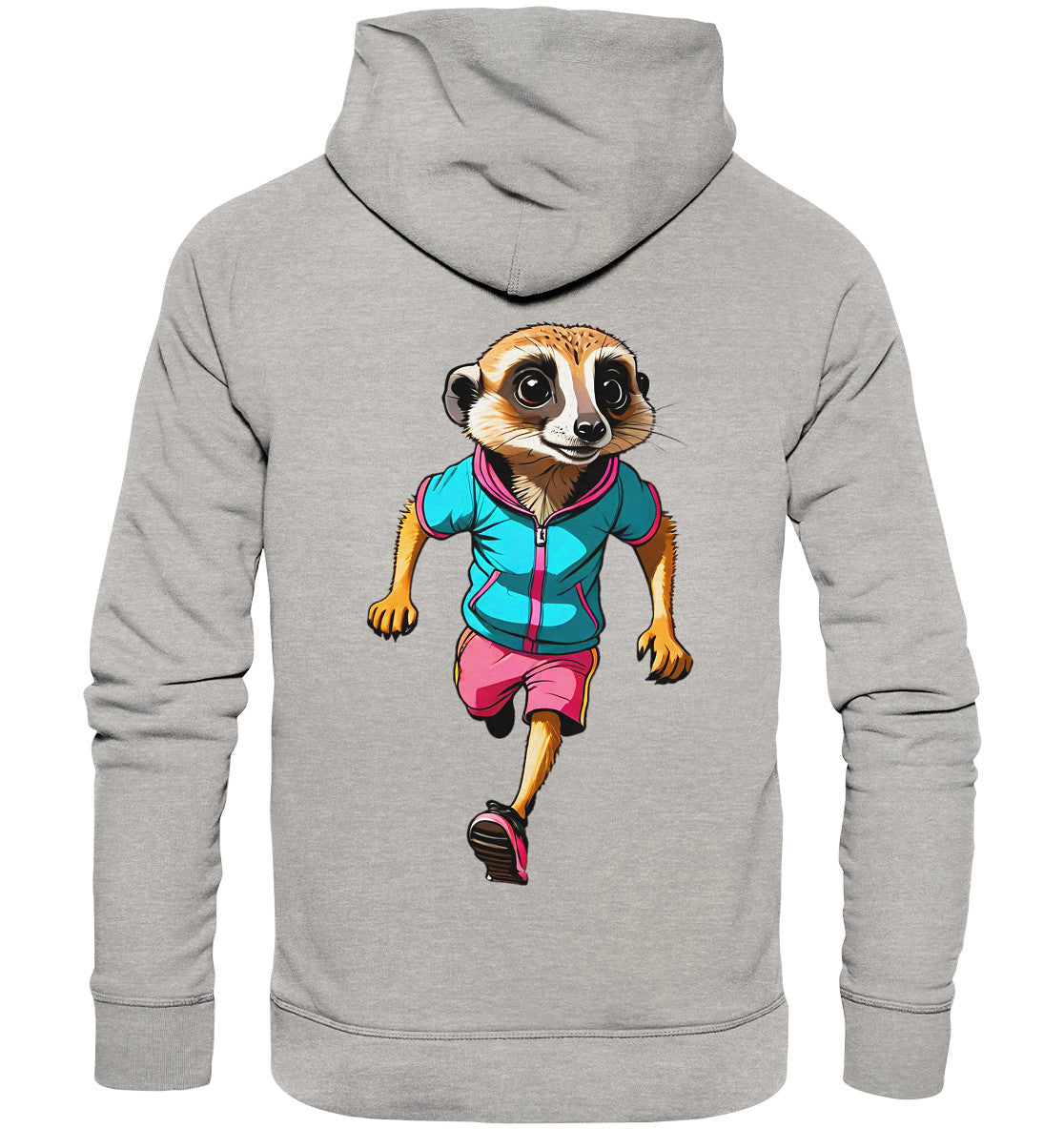 Jogging Meerkat  - Organic Basic Unisex Hoodie