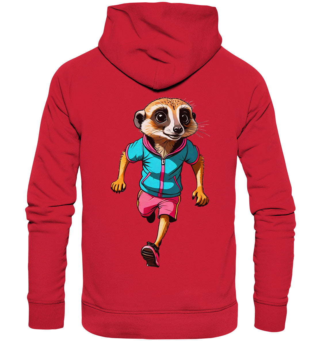 Jogging Meerkat  - Organic Basic Unisex Hoodie