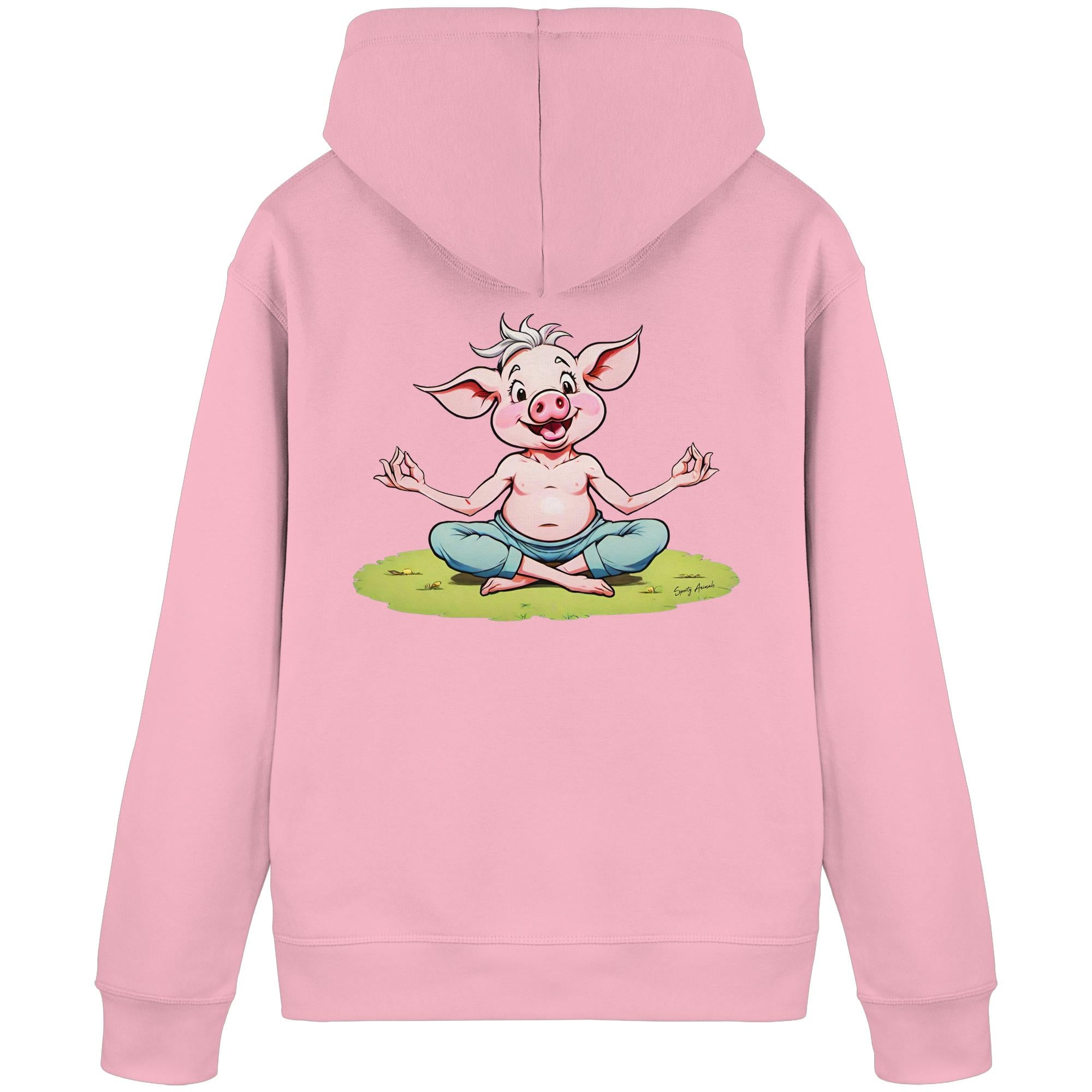Yoga Pork Unisex - Organic Basic Hoodie