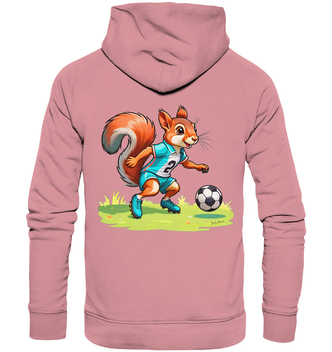 Soccer Squirrel - Organic Basic Unisex Hoodie